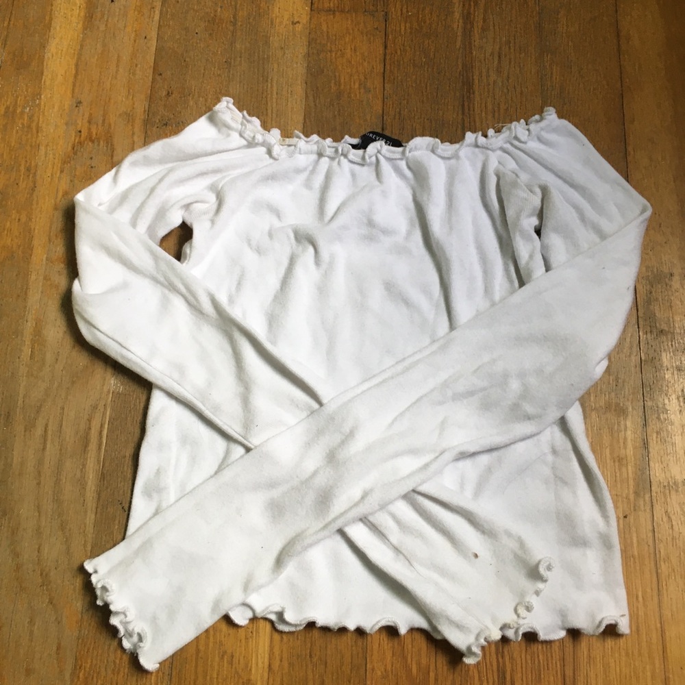 Off the shoulder shirt